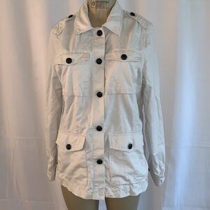 Banana Republic white jacket size - L
